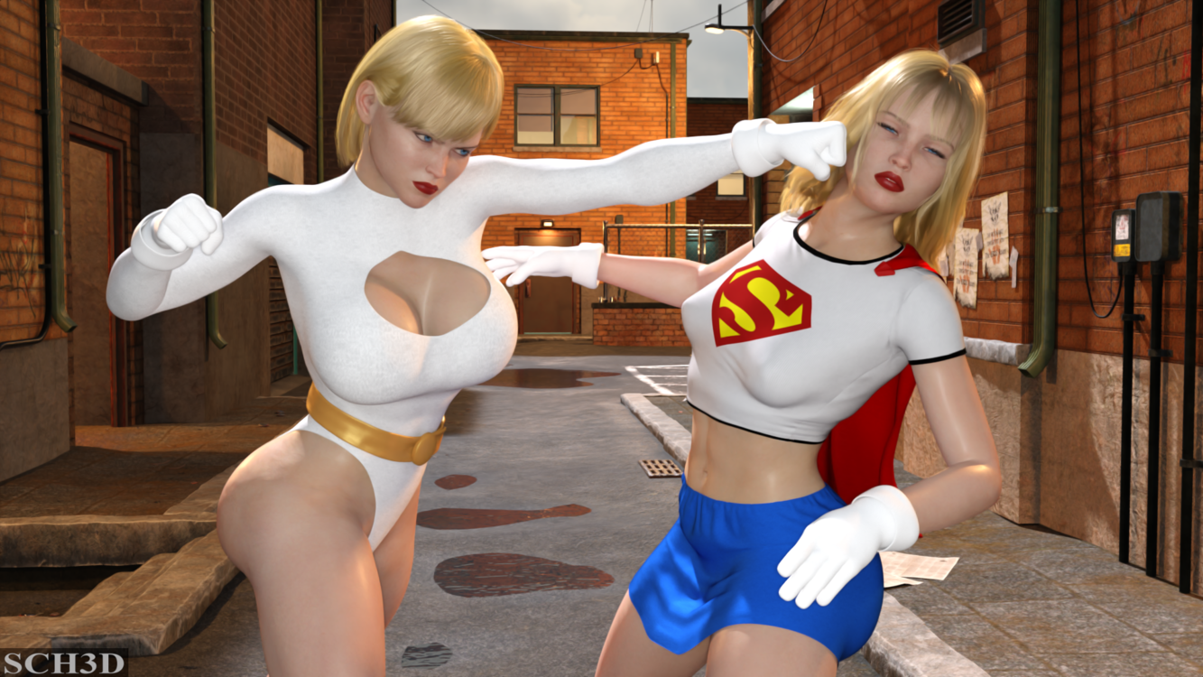 Supergirl and Galatea in Conflict Pt 1-10